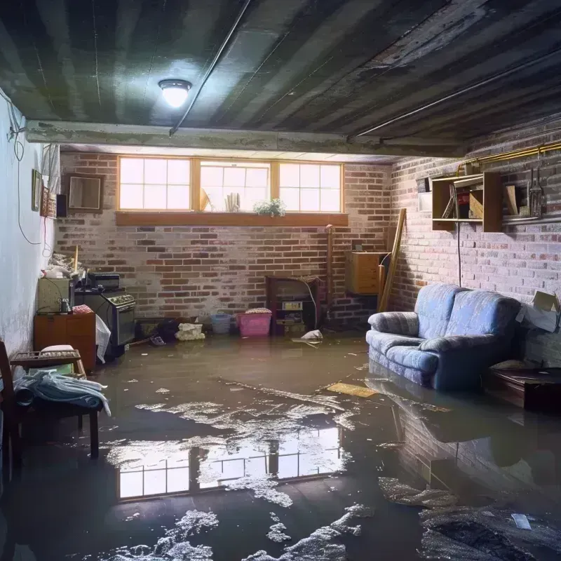 Flooded Basement Cleanup in Central Garage, VA